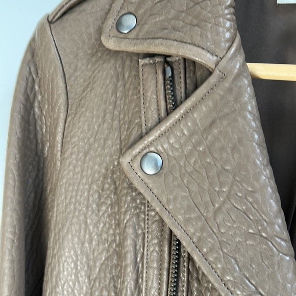 Rebecca Minkoff Lambskin Leather biker/moto jacket - Picture 3 of 9